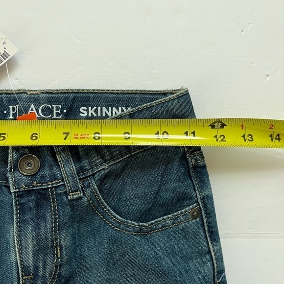 Childrens Place Skinny Jeans Tide Pool Blue Size 6 New - Picture 5 of 5